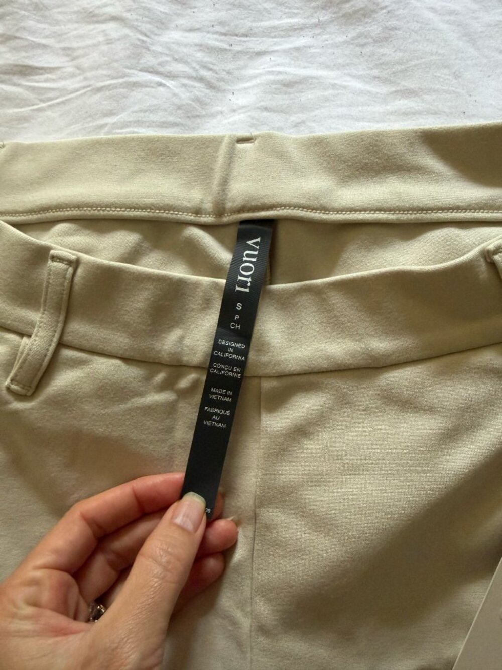 Vuori Maven Slim Bootcut Pant Size S in Bone - Picture 5 of 7